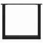 Patas de mesa de centro forma U 2uds acero negro 50x(42-43) cm by , Table legs - Ref: Foro24-4013156, Price: 82,27 €, Discoun...