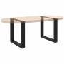 Patas de mesa de centro forma U 2uds acero negro 50x(42-43) cm by , Table legs - Ref: Foro24-4013156, Price: 82,27 €, Discoun...