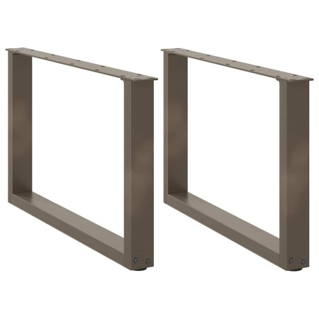 Patas para mesa de centro en forma de U 2 uds antracita acero by , Table legs - Ref: Foro24-4013163, Price: 59,65 €, Discount: %