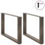 Patas para mesa de centro en forma de U 2 uds antracita acero by , Table legs - Ref: Foro24-4013163, Price: 59,65 €, Discount: %