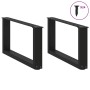 Patas de mesa de centro forma U 2uds acero negro 60x(30-31) cm von , Tischbeine - Ref: Foro24-4013140, Preis: 64,08 €, Rabatt: %