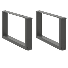 Patas de mesa centro forma U 2uds acero antracita 60x(30-31) cm von , Tischbeine - Ref: Foro24-4013142, Preis: 59,24 €, Rabat...