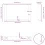 Patas de mesa de centro forma U 2uds acero blanco 50x(30-31) cm de , Patas para mesas - Ref: Foro24-4013137, Precio: 53,81 €,...