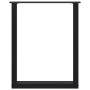 Patas para mesa de centro en forma de U 2 uds acero negro by , Table legs - Ref: Foro24-4013180, Price: 70,88 €, Discount: %