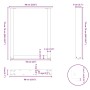 Patas mesa centro forma U 2uds antracita 60x(72-73)cm acero by , Table legs - Ref: Foro24-4013182, Price: 70,28 €, Discount: %
