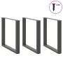 Patas mesa centro forma U 3 uds antracita 90x(72-73) cm acero von , Tischbeine - Ref: Foro24-4013210, Preis: 134,33 €, Rabatt: %