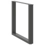 Patas mesa centro forma U 3 uds antracita 90x(72-73) cm acero von , Tischbeine - Ref: Foro24-4013210, Preis: 134,33 €, Rabatt: %