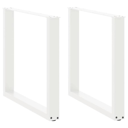 Patas de mesa de centro forma U 2uds acero blanco 80x(72-73) cm by , Table legs - Ref: Foro24-4013189, Price: 96,62 €, Discou...