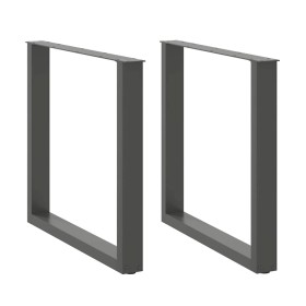 Patas para mesa comedor forma U 2uds antracita 90x(72-73) cm von , Tischbeine - Ref: Foro24-4013194, Preis: 96,95 €, Rabatt: %