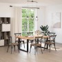 Patas para mesa comedor forma U 2uds acero negro 100x(72-73)cm von , Tischbeine - Ref: Foro24-4013196, Preis: 98,37 €, Rabatt: %