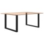 Patas para mesa comedor forma U 2uds acero negro 100x(72-73)cm von , Tischbeine - Ref: Foro24-4013196, Preis: 98,37 €, Rabatt: %