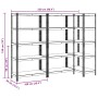 Estantes de almacenamiento de 5 capas 3 uds von , Industrieregale - Ref: Foro24-3307603, Preis: 168,12 €, Rabatt: %