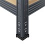 Estante almacenaje 5 niveles 2 uds acero y madera contrachapada von , Industrieregale - Ref: Foro24-3307608, Preis: 124,07 €,...