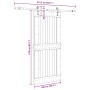 Puerta corredera con herrajes madera maciza de pino 100x210 cm von , Türen - Ref: Foro24-3332747, Preis: 231,74 €, Rabatt: %