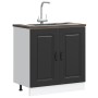 Mueble bajo para fregadero Kalmar negro 80x46x81,5 cm von , Küchenschränke - Ref: Foro24-853448, Preis: 85,83 €, Rabatt: %