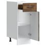 Mueble bajo de cocina Kalmar de madera ingeniería roble ahumado de , Armarios de cocina - Ref: Foro24-853462, Precio: 71,44 €