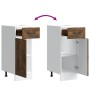 Mueble bajo de cocina Kalmar de madera ingeniería roble ahumado de , Armarios de cocina - Ref: Foro24-853462, Precio: 68,68 €...