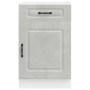 Mueble bajo de cocina Kalmar madera de ingeniería gris hormigón von , Küchenschränke - Ref: Foro24-853481, Preis: 92,02 €, Ra...