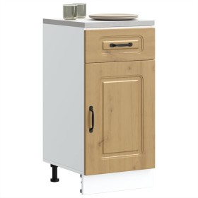 Mueble bajo de cocina Kalmar roble artesanal madera ingeniería by , Kitchen cabinets - Ref: Foro24-853476, Price: 84,59 €, Di...
