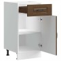 Mueble bajo de cocina Kalmar madera ingeniería de roble marrón by , Kitchen cabinets - Ref: Foro24-853474, Price: 76,40 €, Di...