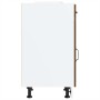 Mueble bajo de cocina Kalmar madera ingeniería de roble marrón by , Kitchen cabinets - Ref: Foro24-853474, Price: 76,40 €, Di...
