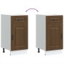 Mueble bajo de cocina Kalmar madera ingeniería de roble marrón de , Armarios de cocina - Ref: Foro24-853474, Precio: 79,06 €