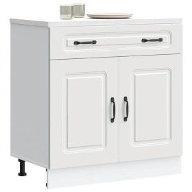 Mueble bajo de cocina Kalmar madera de ingeniería blanca de , Armarios de cocina - Ref: Foro24-853497, Precio: 94,74 €, Descu...