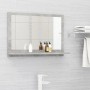 Concrete gray plywood bathroom mirror 60x10.5x37 cm by vidaXL, bathroom vanities - Ref: Foro24-804566, Price: 32,67 €, Discou...