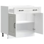 Mueble bajo de cocina Kalmar madera de ingeniería blanca by , Kitchen cabinets - Ref: Foro24-853497, Price: 94,74 €, Discount: %