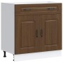 Mueble bajo de cocina Kalmar madera ingeniería de roble marrón von , Küchenschränke - Ref: Foro24-853504, Preis: 103,29 €, Ra...
