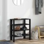 Mueble zapatero madera contrachapada negro 61x32x70 cm by , Shoe racks and shoe organizers - Ref: Foro24-859843, Price: 49,39...