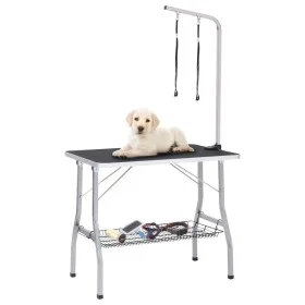 Adjustable Dog Grooming Table with 2 Ties and Basket by vidaXL, Pet hygiene products - Ref: Foro24-171068, Price: 116,55 €, D...