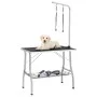 Adjustable Dog Grooming Table with 2 Ties and Basket by vidaXL, Pet hygiene products - Ref: Foro24-171068, Price: 116,55 €, D...
