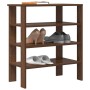 Mueble zapatero madera de ingeniería marrón roble 61x32x70 cm by , Shoe racks and shoe organizers - Ref: Foro24-859848, Price...
