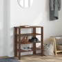Mueble zapatero madera de ingeniería marrón roble 61x32x70 cm by , Shoe racks and shoe organizers - Ref: Foro24-859848, Price...