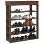 Mueble zapatero madera de ingeniería marrón roble 80x30x98 cm by , Shoe racks and shoe organizers - Ref: Foro24-859938, Price...
