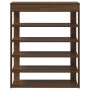 Mueble zapatero madera de ingeniería marrón roble 80x30x98 cm by , Shoe racks and shoe organizers - Ref: Foro24-859938, Price...