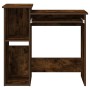 Escritorio de estantes contrachapada roble ahumado 84x40x78 cm by , Desks - Ref: Foro24-860449, Price: 70,65 €, Discount: %