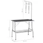 Adjustable Dog Grooming Table with 2 Ties and Basket by vidaXL, Pet hygiene products - Ref: Foro24-171068, Price: 116,55 €, D...