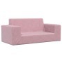 Sofá para niños de 2 plazas de felpa suave rosa by , Baby and Toddler Furniture - Ref: Foro24-4104783, Price: 48,71 €, Discou...