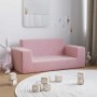 Sofá para niños de 2 plazas de felpa suave rosa by , Baby and Toddler Furniture - Ref: Foro24-4104783, Price: 48,71 €, Discou...