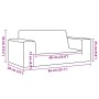 Sofá para niños de 2 plazas de felpa suave rosa by , Baby and Toddler Furniture - Ref: Foro24-4104783, Price: 48,71 €, Discou...