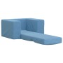 Sofá cama infantil felpa suave azul by , Baby and Toddler Furniture - Ref: Foro24-4104788, Price: 34,50 €, Discount: %