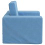 Sofá cama infantil felpa suave azul by , Baby and Toddler Furniture - Ref: Foro24-4104788, Price: 34,50 €, Discount: %
