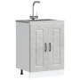 Mueble bajo para fregadero Kalmar gris hormigón 60x46x81,5 cm von , Küchenschränke - Ref: Foro24-853441, Preis: 72,71 €, Raba...