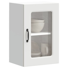 Armario pared cocina puerta de cristal Kalmar blanca by , Kitchen cabinets - Ref: Foro24-853527, Price: 57,81 €, Discount: %