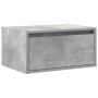 Mesita de noche de pared con luces LED gris hormigón von , TV-Möbel - Ref: Foro24-860217, Preis: 54,39 €, Rabatt: %
