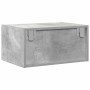 Mesita de noche de pared con luces LED gris hormigón von , TV-Möbel - Ref: Foro24-860217, Preis: 54,39 €, Rabatt: %