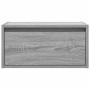 Mesitas de noche de pared con luces LED 2 unidades gris Sonoma von , TV-Möbel - Ref: Foro24-860222, Preis: 94,57 €, Rabatt: %