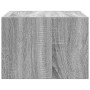Mesitas de noche de pared con luces LED 2 unidades gris Sonoma von , TV-Möbel - Ref: Foro24-860222, Preis: 94,57 €, Rabatt: %